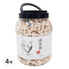 내꼬야 반려동물 동결건조간식, 닭고기, 500g, 4개