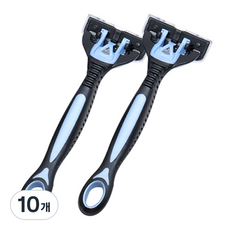 나리 6중 면도기 블루, 10개