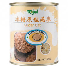 TROjAN 傳佳 冰糖原粒燕麥, 870g, 1罐