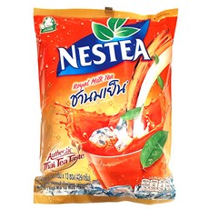 Nestea 泰國雀巢三合一泰式奶茶 道地泰式風味 隨時享受, 13包, 33g, 1袋
