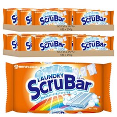 NS FaFa JAPAN LAUNDRY ScruBar 強力清潔洗衣皂 150g, 900g, 2組