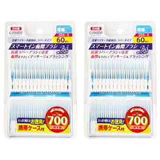 create 酷里愛德 極細牙間刷, 60支, 2包