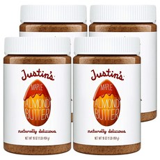 저스틴스 메이플 아몬드 스프레드, 4개, 454g