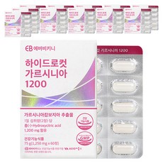 EVER BIKINI Hydrocut藤黃果 1200, 12個, 60錠