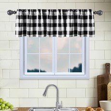 이그나스 체크 바란스 커튼