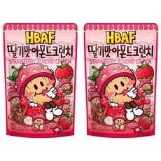 HBAF 杏仁脆果 草莓口味, 170g, 2包