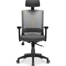 체어포커스 컴즈 블랙바디 메쉬 의자 C505BK, 그레이(등판) + 고급 그레이(헤드, 방석)