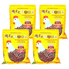 雞老大 零食 超值包 犬用 低脂肪 天然無鹽 台灣製造, 骰子牛, 300g, 4包