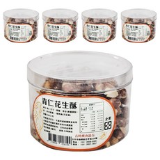 吉時饌 青仁花生酥 台灣製造, 240g, 5罐