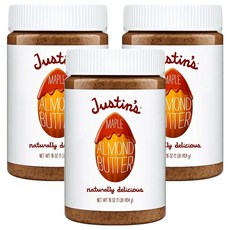 저스틴스 메이플 아몬드 스프레드, 3개, 454g