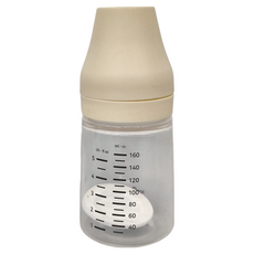 speCtra 貝瑞克 寬口吸奶器專用奶瓶, 1個, 透明