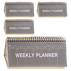 2Young Design 可立式週計劃本, 4本, 深灰色