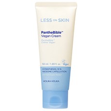 HOLIKA HOLIKA LESS ON SKIN Vegan D-泛醇10%鎮靜舒緩霜, 50ml, 1條