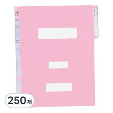 영오 친환경 정부화일, 분홍, 250개