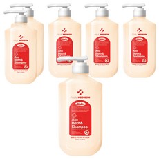 PAUL MEDISON Ato幼兒弱酸性洗髮沐浴乳 嬰兒爽身粉香, 510ml, 6瓶