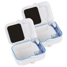 假牙保管盒 高級款, 1入, 2個