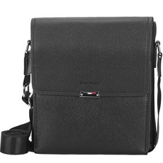 BLUEMOUNT 男性休閒一體式斜揹包 CPZ2388, 黑色