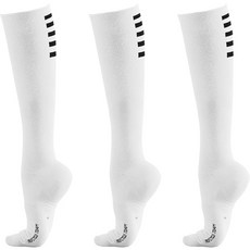 펠레트리코 스포츠 컴프레션 삭스, 화이트, 3개