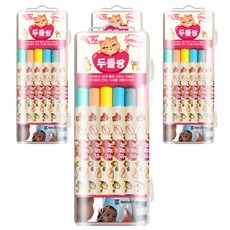 Fancypia 塗鴉可水洗 Doodle Pang 彩色鉛筆 4入, 6色, 4個