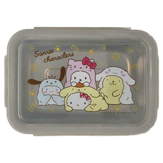 不鏽鋼便當盒 KT-D-1440 18 x 13 x 7cm 700ml, 綜合黃, 1個