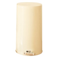 垃圾桶(15L) PP/不鏽鋼, 奶茶色