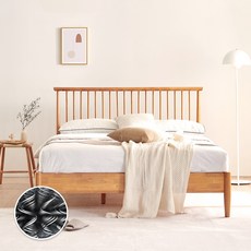 동서가구 로맨틱 스칸딕 원목 침대 + 본넬양면 매트리스 방문설치, 내추럴