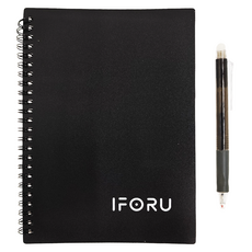 智慧型環保筆記本 A5, 黑色, 1組