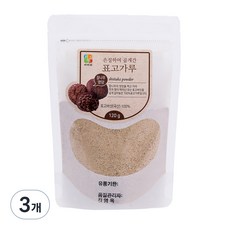 손질하여 곱게간 표고가루 파우치, 120g, 3개