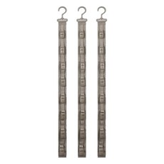 FaSoLa 日本8連夾帽子掛繩, 卡其色, 3個