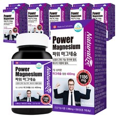 네추럴라이즈 파워 마그네슘, 100정, 12개