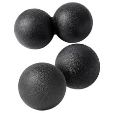 Babigongsik 身體配方按摩單球2p+雙球套組, 1套, 黑色