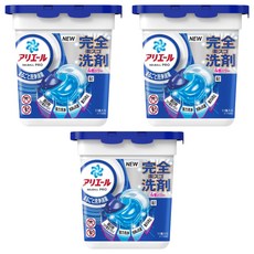 ARIEL 日本原裝進口 極淨進化4D抗菌去漬洗衣球 藍色, 3盒, 11顆