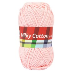 브랜드얀 밀키코튼 레드라벨 뜨개실, 25분홍, 1개