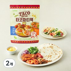 앙트레 멕시칸 타코 파티팩 2인분, 606g, 2개