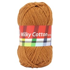 브랜드얀 밀키코튼 레드라벨 뜨개실, 29커피, 1개