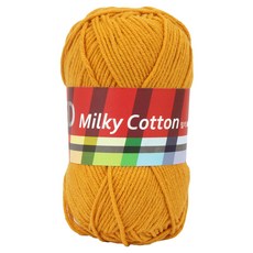 브랜드얀 밀키코튼 레드라벨 뜨개실, 30마끼아또, 1개