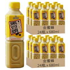 金蜜蜂 黑豆漿, 680ml, 48瓶