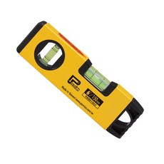 PANRICO 百利世 螢光水泡水平尺 6吋 150mm 磁性, 1個