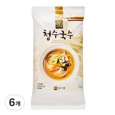 청수식품 청수국수, 1.5kg, 6개