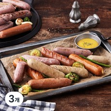 팜스쿡 수제 모둠 소시지, 500g, 3개