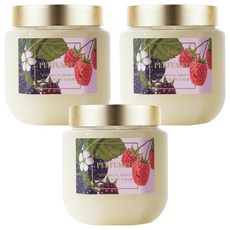 plu 香氛蜜糖身體磨砂膏 植物莓果, 500g, 3個