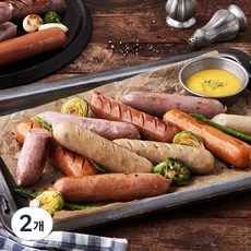 팜스쿡 5가지맛 모둠 소시지, 1kg, 2개