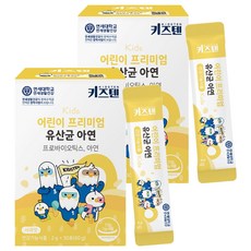 키즈텐 어린이 프리미엄 유산균 아연, 60g, 2개