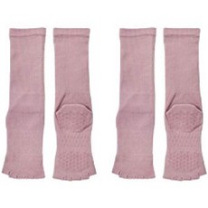 REXY 양면 넌슬립 포인 맥스그립 크루 하프토삭스 2켤레 세트