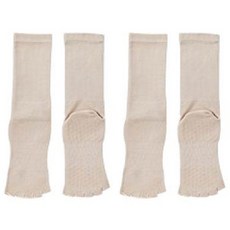 REXY 雙面防滑 Poin MaxGrip 中筒半趾襪 2雙組