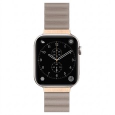 LAUT 萊德 Apple Watch 時尚矽膠錶帶, 奶茶色, 1入