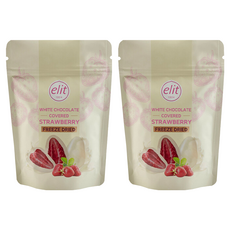 elit 伊莉特 草莓牛奶白巧克力, 2包, 80g