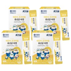 키즈텐 어린이 프리미엄 유산균 아연, 60g, 4개