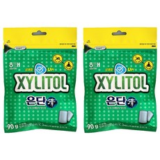 HAITAI 海太 木糖醇銀丹清口香糖, 90g, 2個