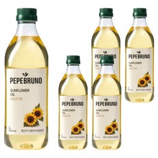 페페브루노 해바라기유, 1L, 5개